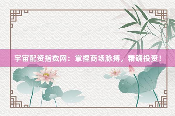 宇宙配资指数网：掌捏商场脉搏，精确投资！