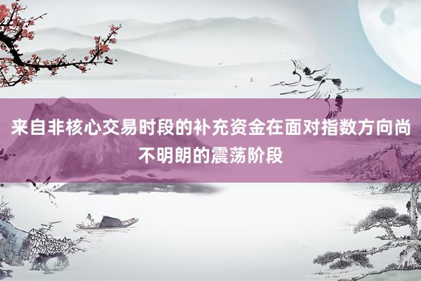 来自非核心交易时段的补充资金在面对指数方向尚不明朗的震荡阶段
